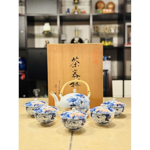 2027 深川製磁　梅文　急須1客　湯呑蓋付1客 2027 深川製磁 梅文 急須1客 湯呑蓋付1客 2027 深川